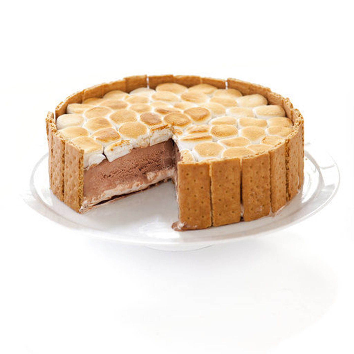 S'mores ice cream cake